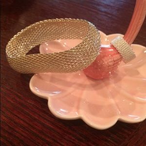 SOLD$$$$SOLDSterling Silver Mesh Bracelet and Ring